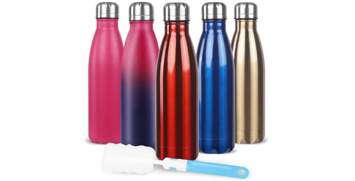 Stay Cold, No Leaks 💧❄️ — Premium 17 oz Stainless Steel Bottle